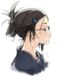 Rating: Explicit Score: 0 Tags: closed_eyes clothed cum cum_in_mouth facial female glasses hair_ornament hair_up hairclip jiyu2 original rule34 sailor simple_background User: bunchy7s