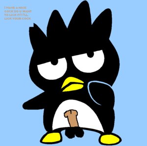 Rating: Explicit Score: 0 Tags: badtz-maru english_text male male_only penguin rule34 sanrio tagme text User: bunchy7s