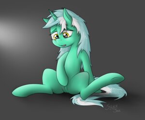 Rating: Explicit Score: 0 Tags: 2013 amber_eyes e621 equid equine female feral friendship_is_magic fur genitals green_body green_fur grey_background hair hasbro horn long_hair lyra_heartstrings_(mlp) mammal multicolored_hair my_little_pony mythological_creature mythological_equine mythology simple_background sitting solo strachinthesack two_tone_hair unicorn vulva User: bunchy7s
