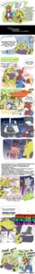 Rating: Questionable Score: 0 Tags: absurd_res angry anthro armor bandai_namco blush celebrity_paradox comic digimon digimon_(species) digmon drill duo e621 english_text facial_markings fanfic flamedramon head_markings hi_res holding_object humiliation humor informative kuron long_image male markings mask porn_star pornography red_eyes scalie simple_background standing tail tall_image text the_truth yellow_body User: bunchy7s