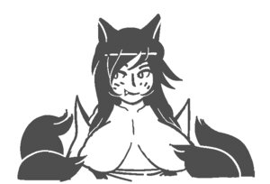 Rating: Explicit Score: 0 Tags: ahri animal_ears big_breasts black_hair blush breasts covered_nipples default_ahri fangs female female_focus female_only fur furry_tail humanoid league_of_legends long_hair multi_tail noill riot_games rule34 sketch tail tails User: bunchy7s