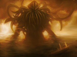 Rating: Safe Score: 0 Tags: 2007 ambiguous_gender anthro aquatic cephalopod cthulhu cthulhu_mythos e621 eldritch_abomination face_tentacles great_old_one_(h.p._lovecraft) h._p._lovecraft hi_res macro mantle_(mollusk) mollusk monster reau ship solo tentacles vehicle water watercraft User: bunchy7s