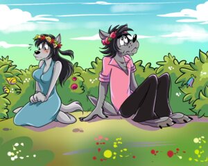 Rating: Safe Score: 0 Tags: 5:4 anthro blush bottomwear canid canine canis claws clothing crossgender duo e621 fan_character female male mammal mtf_crossgender nogicu pants russian shirt soyuzmultfilm square_crossover topwear volk_(wjyw) well_just_you_wait! wolf User: bunchy7s