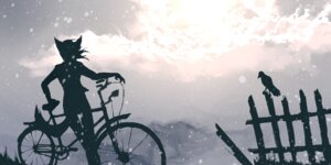 Rating: Safe Score: 0 Tags: 2:1 anthro avian bicycle bird canid canine cloud corvid corvus_(genus) crow detailed detailed_background duo e621 female fence feral fox grass mammal oscine outside passerine plant silhouette sky snow snowing solo_focus standing svartvarg tail vehicle User: bunchy7s