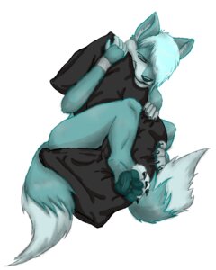 Rating: Safe Score: 0 Tags: 4:5 anthro canid canine canis cling cuddling e621 feet female fenni fluffy fluffy_tail frozen_over hair hi_res hindpaw mammal multi_tail paws pillow short_hair solo tail wolf User: bunchy7s