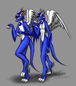 Rating: Safe Score: 0 Tags: 2008 3_toes 4_fingers anthro blue_body blue_eyes blue_hair blue_skin breasts brother_(lore) claws dragon dragonair duo e621 feathered_wings feathers feet female fingers generation_1_pokemon grey_background hair isha'ra_(snowfyre) jor'rah_(snowfyre) long_hair looking_at_viewer male mythological_creature mythological_scalie mythology nintendo non-mammal_breasts nude pokemon pokemon_(species) scalie short_hair sibling_(lore) simple_background sister_(lore) small_breasts snowfyre tail toe_claws toes white_body white_feathers wings User: bunchy7s