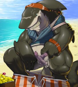 Rating: Explicit Score: 0 Tags: 2013 animal_genitalia animal_penis anthro aquatic bad_dragon beach biceps blue_eyes bottomwear bottomwear_down bruce_(bad_dragon) claspers clothed clothing cloud coin detailed_background digital_media_(artwork) e621 erection fish front_view gem genitals gold_(metal) gold_coin great_white_shark kerchief mackerel_shark male multi_genitalia multi_penis muscular muscular_anthro muscular_male narse nude official_art outside pants pants_down partially_clothed penis piercing pirate ruby_(gem) sea seaside shaded shark shorts shorts_down sky smile solo tail treasure treasure_chest undressing water white_shark User: bunchy7s