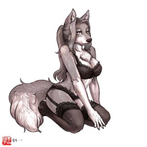 Rating: Safe Score: 0 Tags: 1:1 2013 anthro biped blush bra breasts bwd canid canine chest_tuft clothing dipstick_tail e621 female fox fur grey_hair hair kneeling legwear lingerie looking_at_viewer mammal markings solo stockings tail tail_markings tuft underwear User: bunchy7s