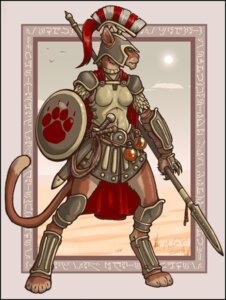 Rating: Safe Score: 0 Tags: 2005 anthro armor barefoot blizzard_entertainment boob_armor breastplate canid canine cape clothed clothing corinthian_helmet cuirass diablo_2 digitigrade domestic_cat e621 ear_piercing feet felid feline felis female furgonomic_headwear furgonomics greaves green_eyes headgear helmet holding_melee_weapon holding_object holding_sword holding_weapon hoplite jesse_mcgibney_(artist) lacuni mammal mcgibs melee_weapon military piercing polearm poleyn potion scabbard scalemail sheathed_weapon shield shortsword slinger soldier solo spaulder spear spear_cat sword tail tassels vambrace warrior weapon whip User: bunchy7s