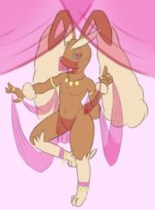Rating: Questionable Score: 0 Tags: anthro bottomwear buttstorm's_roommate clothing e621 featureless_crotch generation_4_pokemon harem harem_outfit hi_res jewelry lagomorph loincloth looking_at_viewer lopunny male mammal nintendo pokemon pokemon_(species) red_eyes silk simple_background solo User: bunchy7s