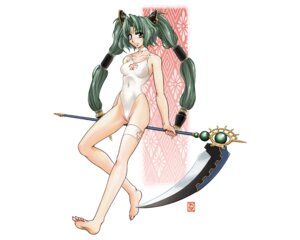 Rating: Questionable Score: 0 Tags: 1girls arala_cran breasts choker cleavage_cutout female green_eyes highleg highleg_swimsuit medium_breasts one-piece_swimsuit rule34 scythe shikigami_no_shiro solo tagme thigh_strap twintails very_long_hair white_swimsuit User: bunchy7s