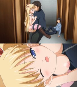 Rating: Explicit Score: 0 Tags: airi_akizuki animated blonde_hair blue_eyes blush boots bouncing_breasts bow breasts clothing female held_up human knee_boots male netorare ntr oni_chichi oni_chichi_rebirth panties pink_panties rape rule34 sex split_screen stockings straight striped striped_legwear striped_thighhighs sweat underwear upright_straddle User: bunchy7s