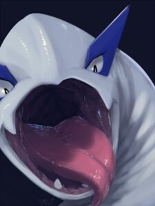 Rating: Safe Score: 0 Tags: 2014 3:4 :o ambiguous_gender avian bald black_background black_eyes bust_portrait close-up e621 fangs feral gaping_mouth generation_2_pokemon glistening gums legendary_pokemon looking_at_viewer lugia mouth_shot nintendo open_mouth palate pokemon pokemon_(species) portrait simple_background smooth_skin solo sprout teeth throat tongue tongue_out User: bunchy7s