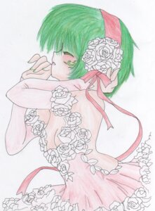 Rating: Questionable Score: 0 Tags: backless_clothing backless_dress blush breasts cleavage clothed clothing dress e621 eyes_closed female flower green_hair hair hi_res human mammal midorikazeneko not_furry pink_clothing pink_dress plant pose ribbons rose_(flower) simple_background solo white_background User: bunchy7s