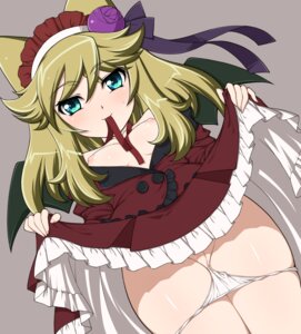 Rating: Explicit Score: 0 Tags: anyamal_tantei_kirumin_zoo bad_id bat_wings blonde_hair breasts female green_eyes hatori_kanon highres innie_pussy long_hair masa_yuki mouth_hold open_clothes open_shirt panties pantyshot puffy_nipples pussy pussy_juice ribbon rule34 shirt skirt skirt_lift uncensored underwear white_panties wings User: bunchy7s