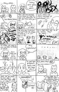 Rating: Questionable Score: 0 Tags: anthro bittersweet_candy_bowl black_and_white canid canine canis comic condom dialogue domestic_cat domestic_dog drugs e621 english_text felid feline felis group hi_res humor khao_manee korat_cat lucy_(bcb) male mammal mike_(bcb) monochrome pills school sexual_barrier_device taeshi_(artist) text what yashy_(bcb) User: bunchy7s