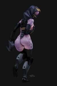 Rating: Explicit Score: 0 Tags: alien alien_humanoid bioware breasts butt clothing e621 electronic_arts female genitals humanoid looking_back mask mass_effect not_furry quarian rear_view side_boob simple_background solo suit tali'zorah tashio vulva User: bunchy7s