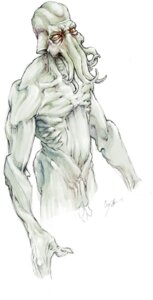Rating: Explicit Score: 0 Tags: 1boy artist_request bald cephalopod cthulhu cthulhu_mythos eldritch_horror flaccid flaccid_penis green_skin h.p._lovecraft highres horizontal_pupils humanoid lovecraftian male male_only masculine mature_male multi_genitalia multi_penis naked nude nude_male orange_eyes penis pentaphallia public_domain rule34 smooth_skin smooth_skinned_male solo tentacle toned toned_male white_background User: bunchy7s