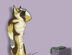 Rating: Explicit Score: 0 Tags: 2010 abs animal_genitalia anthro balls biped bottomwear canid canine canis casual_nudity clothing colored domestic_dog e621 farewell fully_sheathed genitals german_shepherd gesture green_eyes herding_dog kanic male mammal muscular muscular_anthro muscular_male nude orthan pastoral_dog salute sheath shorts solo standing User: bunchy7s