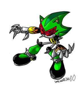 Rating: Safe Score: 0 Tags: ambiguous_gender anthro claws dantemustdie00 e621 eulipotyphlan eyewear green_body hedgehog machine mammal metal_scourge red_sclera robot sega simple_background solo sonic_the_hedgehog_(series) spikes sunglasses white_background User: bunchy7s