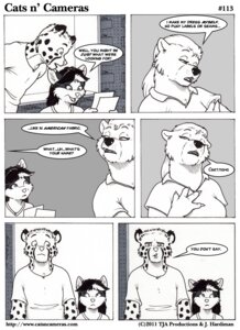Rating: Safe Score: 0 Tags: anthro bear cats_n'_cameras cheetah comic dialogue digital_media_(artwork) domestic_cat e621 english_text felid feline felis female greyscale group james_di_benedetto james_m_hardiman josephine_rodgers male mammal marker_(artwork) mixed_media monochrome pen_(artwork) russian russian_text svetlana_(cnc) text traditional_media_(artwork) translated url User: bunchy7s