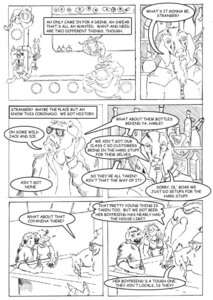 Rating: Questionable Score: 0 Tags: anthro black_and_white canid canine comic dialogue domestic_pig e621 english_text female fox male mammal monochrome mulefoot slop suid suine sus_(pig) text wild_boar User: bunchy7s