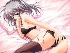 Rating: Explicit Score: 0 Tags: 800x600 ass bed blue_eyes blush bra female game_cg izumi_tsubasu katagiri_yuuhi lingerie long_hair lying panties pillow pillows rule34 short_hair side-tie_panties silver_hair thighhighs underwear yuuhi_katagiri User: bunchy7s