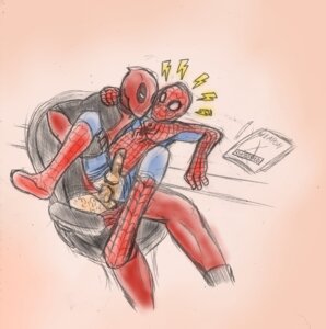 Rating: Explicit Score: 0 Tags: 2boys anal anal_penetration anal_sex ass balls chotpot clothed_sex costume cum_in_ass deadpool erection gay legs_apart legs_held_open male male_only marvel marvel_comics multiple_males multiple_penises penis peter_parker rule34 scar scarring scars sex sideways sitting_on_penis sketch smooth_skin spandex spider-man spider-man_(series) testicles text torn_bodysuit uncensored wade_wilson yaoi User: bunchy7s