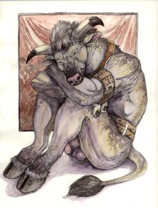 Rating: Explicit Score: 0 Tags: 2013 anthro balls bovid bovine cattle e621 eyes_closed flaccid foreskin genitals hooves horn humanoid_genitalia humanoid_penis ironfeathers male mammal mostly_nude penis retracted_foreskin sitting solo traditional_media_(artwork) User: bunchy7s