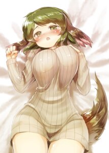 Rating: Questionable Score: 0 Tags: animal_humanoid big_breasts blush breasts canid canid_humanoid canine canine_humanoid canis clothing danbo_(rock_clime) e621 female green_eyes green_hair hair hi_res humanoid kyouko_kasodani looking_at_viewer lying mammal mammal_humanoid on_back open_mouth ribbed_clothing ribbed_sweater short_hair solo sweater topwear touhou wolf wolf_humanoid User: bunchy7s