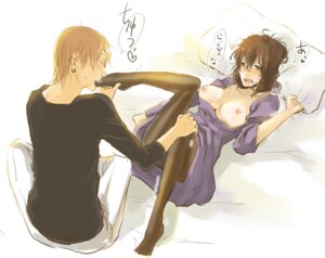Rating: Explicit Score: 0 Tags: breasts brown_hair d.gray-man feet female foot_lick foot_worship lavi licking miranda_lotto nipples pantyhose rule34 sucking sweat User: bunchy7s