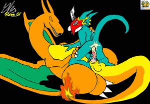 Rating: Explicit Score: 0 Tags: 2001 ambiguous_gender animated black_background charizard crossover digimon digimon_(species) dragon female feral feral_on_feral flamedramon glenn male nintendo pok&eacute;mon_(species) pokemon pokemon_(species) rule34 scalie surfing_charizard tail User: bunchy7s