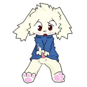 Rating: Explicit Score: 0 Tags: 1:1 cave_story e621 erection genitals lagomorph lop-kun male mammal mimiga penis simple_background solo white_background User: bunchy7s
