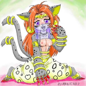 Rating: Explicit Score: 0 Tags: bastemon breasts claws clothing digimon digimon_xros_wars exposed_breasts feline female female_only front_view magicaru multi_tail rule34 sitting solo tagme tail topless User: bunchy7s