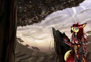 Rating: Safe Score: 0 Tags: anthro armor avalanchjml blody_claw_gang blue_eyes canid canine caucaso cloud combat_gear day detailed_background e621 female fox hair mammal mercenary outside red_hair savash-warrior sky sodom_security_servicies solo yardelley User: bunchy7s