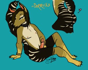 Rating: Explicit Score: 0 Tags: 5:4 anthro blue_background butt collar dasyuromorph deervvitch derrick_(deervvitch) e621 erection femboy genitals humanoid_genitalia humanoid_penis male mammal marsupial nude numbat penis simple_background solo stripes tail User: bunchy7s