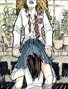 Rating: Explicit Score: 0 Tags: 2girls clothed female female/female female_only glockgal gryffindor gryffindor_tie harry_potter head_under_skirt hermione_granger human human_female implied_cunnilingus multiple_females multiple_girls parvati_patil rule34 sex shirt skirt tagme under_skirt witch_(harry_potter) yuri User: bunchy7s