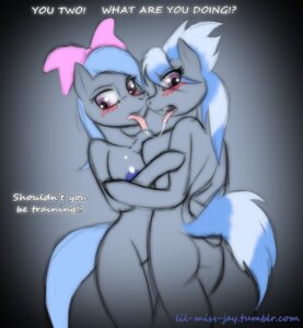 Rating: Explicit Score: 0 Tags: 2012 accessory anthro anthrofied blush bodily_fluids bow_(feature) bow_accessory bow_ribbon breast_squish breasts breasts_frottage butt centered_hair_bow cloud_chaser_(mlp) dialogue digital_media_(artwork) duo e621 english_text equid equine female female/female flitter_(mlp) friendship_is_magic hair_accessory hair_bow hair_ribbon hasbro horse hug incest_(lore) jrvanesbroek kissing looking_back mammal my_little_pony nipples nude pony purple_eyes rear_view ribbons saliva saliva_string sibling_(lore) simple_background sister_(lore) sisters_(lore) squish tail text tongue twincest_(lore) twins_(lore) User: bunchy7s