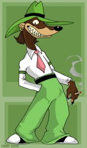 Rating: Safe Score: 0 Tags: 2005 accessory anthro baggy belt bottomwear cigarette claws clothed clothing disney e621 ear_piercing footwear gangster greasy_(character) grin hat headgear headwear looking_at_viewer male mammal mustelid musteline necktie oversized_bottomwear oversized_clothing oversized_pants pants piercing pimp plantigrade shoes simple_background smile smoke smoking sneakers solo toon_patrol true_musteline weasel who_framed_roger_rabbit zeriara User: bunchy7s