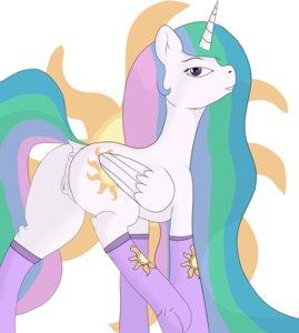 Rating: Explicit Score: 0 Tags: absurd_res anus bedroom_eyes butt cephvik clitoris clothing cutie_mark e621 equid equine feathered_wings feathers female feral footwear friendship_is_magic fur genitals hair half-closed_eyes hasbro hi_res hooves horn legwear long_hair looking_at_viewer looking_back mammal mature_female mature_feral multicolored_hair my_little_pony mythological_creature mythological_equine mythology narrowed_eyes presenting princess_celestia_(mlp) purple_eyes raised_tail rear_view seductive smile socks solo tail vulva white_body white_feathers white_fur winged_unicorn wings User: bunchy7s