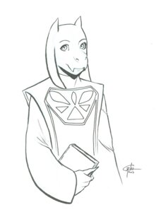 Rating: Safe Score: 0 Tags: ambiguous_gender anthro book boss_monster_(undertale) bovid caprine claws e621 horn looking_at_viewer mammal monochrome paws sketch smile solo toriel traditional_media_(artwork) undertale undertale_(series) vappyvap_(artist) User: bunchy7s