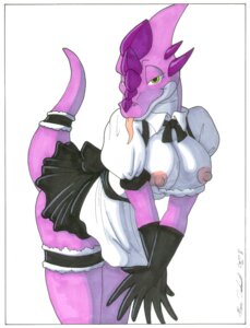 Rating: Questionable Score: 0 Tags: accessory anthro bent_over blazingstar bone_frill breasts clothed clothing dragon e621 female frill_(anatomy) garter green_eyes half-closed_eyes head_crest horn looking_at_viewer maid_uniform marc_leonhardt marker_(artwork) mythological_creature mythological_scalie mythology narrowed_eyes nipples non-mammal_breasts non-mammal_nipples pink_body scalie simple_background solo tail tongue tongue_out traditional_media_(artwork) uniform white_background white_clothing User: bunchy7s Rating: Questionable Score: 0 Tags: accessory anthro bent_over blazingstar bone_frill breasts clothed clothing dragon e621 female frill_(anatomy) garter green_eyes half-closed_eyes head_crest horn looking_at_viewer maid_uniform marc_leonhardt marker_(artwork) mythological_creature mythological_scalie mythology narrowed_eyes nipples non-mammal_breasts non-mammal_nipples pink_body scalie simple_background solo tail tongue tongue_out traditional_media_(artwork) uniform white_background white_clothing User: bunchy7s