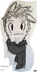Rating: Safe Score: 0 Tags: 2013 ambiguous_gender anthro clothed clothing disembodied_head e621 equid equine greypony horse low_res mammal pony sketch solo User: bunchy7s