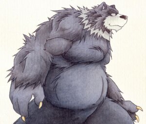 Rating: Safe Score: 0 Tags: 4_fingers anthro barazoku bear belly black_bear claws digital_media_(artwork) e621 fingers fur grey_body grey_fur hairy kemono male mammal moon_bear musclegut muscular muscular_anthro muscular_male nude overweight overweight_anthro overweight_male side_view simple_background solo unknown_artist ursine white_background white_body white_fur User: bunchy7s