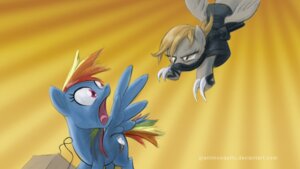 Rating: Safe Score: 0 Tags: 16:9 blonde_hair blue_body blue_feathers blue_fur cutie_mark death_from_above derpy_hooves_(mlp) duo e621 equid equine feathered_wings feathers female feral friendship_is_magic fur giantmosquito hair hasbro hi_res mammal multicolored_hair my_little_pony mythological_creature mythological_equine mythology ninja pegasus rainbow_dash_(mlp) rainbow_hair simple_background toony uhoh warrior weapon widescreen wings User: bunchy7s
