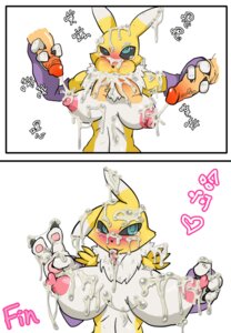 Rating: Explicit Score: 0 Tags: after_sex anthro bandai_namco big_breasts black_sclera blush bodily_fluids breast_expansion breasts canid canine comic cum cum_bath cum_covered cum_in_mouth cum_inside cum_on_breasts cum_on_face cumshot curvy_figure digimon digimon_(species) disembodied_penis double_fellatio double_handjob double_oral e621 ejaculation erection excessive_cum excessive_genital_fluids expansion fellatio female fur gangbang genital_fluids genitals group group_sex handjob heart_symbol hourglass_figure japanese_text looking_at_viewer male male/female mammal messy nipples nude oral oral_penetration orgasm penetration penile penis renamon sex simple_background small_waist smile snakegood teal_eyes tears text tongue translation_request what white_background white_body white_fur yellow_body yellow_fur User: bunchy7s