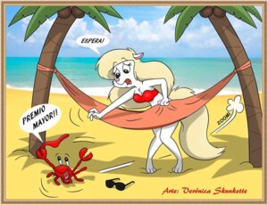 Rating: Questionable Score: 0 Tags: animaniacs anthro aquatic arthropod beach bikini bikini_crabs bottomless breasts cleavage clothed clothing clothing_theft cloud convenient_censorship crab crab_stealing_clothing crustacean decapod detailed_background duo e621 female feral hammock malacostracan mammal minerva_mink mink mustelid musteline outside palm_tree plant red_bikini red_clothing red_swimwear sand seaside sky stealing swimwear swimwear_theft tree true_musteline two-piece_swimsuit undressing_crabs veronicaskunkette warner_brothers water User: bunchy7s