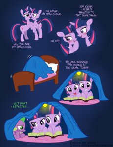 Rating: Safe Score: 0 Tags: 2012 absurd_res bed blush comic cutie_mark disappointed dragon e621 electronvolt english_text equid equine eye_contact female feral friendship_is_magic fur furniture group hair hasbro hi_res horn humor looking_at_another madmax male mammal multicolored_hair my_little_pony mythological_creature mythological_equine mythological_scalie mythology pillow purple_body purple_eyes purple_fur purple_hair quadruped reading scalie spike_(mlp) suggestive tail text twilight_sparkle_(mlp) two_tone_hair unicorn User: bunchy7s