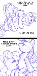 Rating: Explicit Score: 0 Tags: ass_up blush bodily_fluids comic duo e621 earth_pony english_text equid equine feathered_wings feathers female female/female feral forced friendship_is_magic genital_fluids genitals hair hasbro hi_res horse licking mammal monochrome multiple_positions my_little_pony mythological_creature mythological_equine mythology open_mouth pegasus pink_hair pinkie_pie_(mlp) pony rainbow_dash_(mlp) raised_tail rape rear_view sex simple_background sketch smile tail text tongue tongue_out unknown_artist until_they_like_it vaginal_fluids vulva white_background wing_boner wings User: bunchy7s