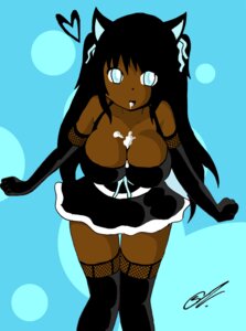 Rating: Explicit Score: 0 Tags: animal_ears black_hair blue_eyes breasts cat_ears cum cum_in_mouth cum_on_breasts dark_skin female flat_colors huge_breasts rule34 skool_dayz thighhighs tied_hair toni_koneko twintails User: bunchy7s